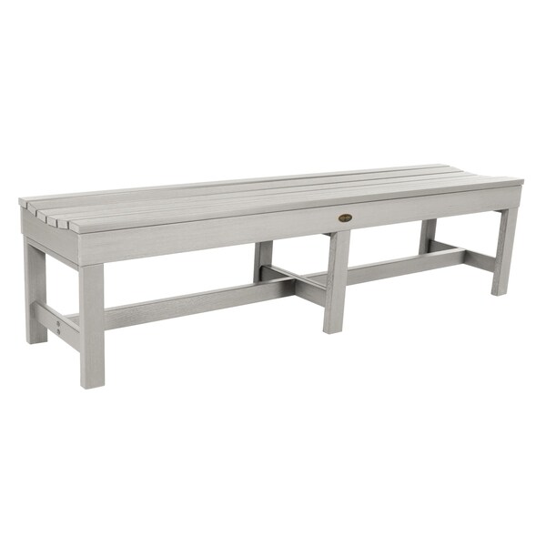 Highwood Usa 6ft Commercial Grade Backless Picnic Bench Outdoor Furniture for Patio, Yard and Garden CM-BENSQ61-HGR - main